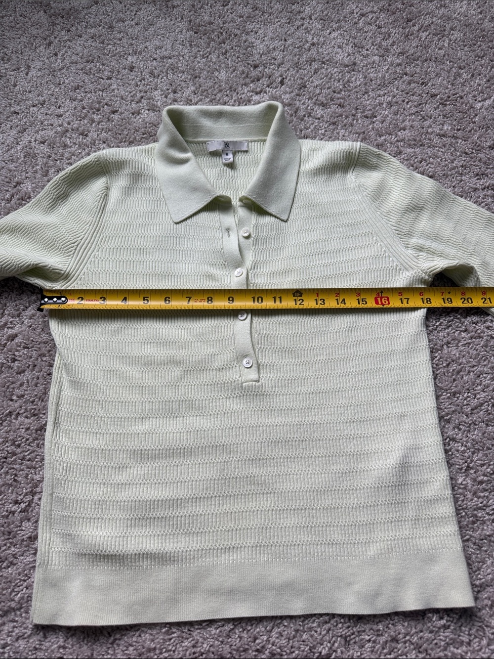 Banana Republic mint green sweater polo - Picture 4 of 8
